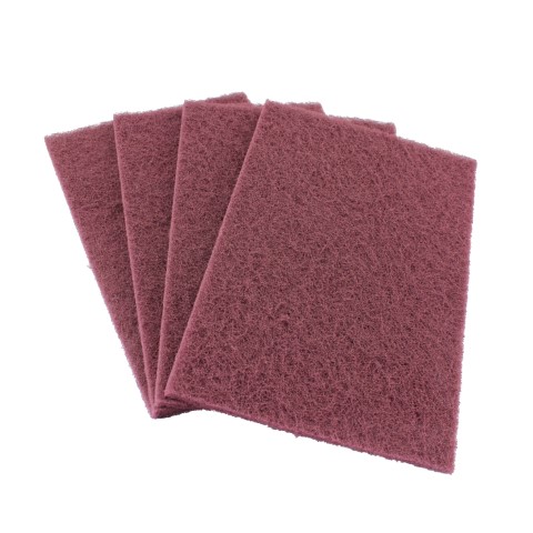 MAXABRASE NON WOVEN HAND PAD 150 X 225MM MAROON